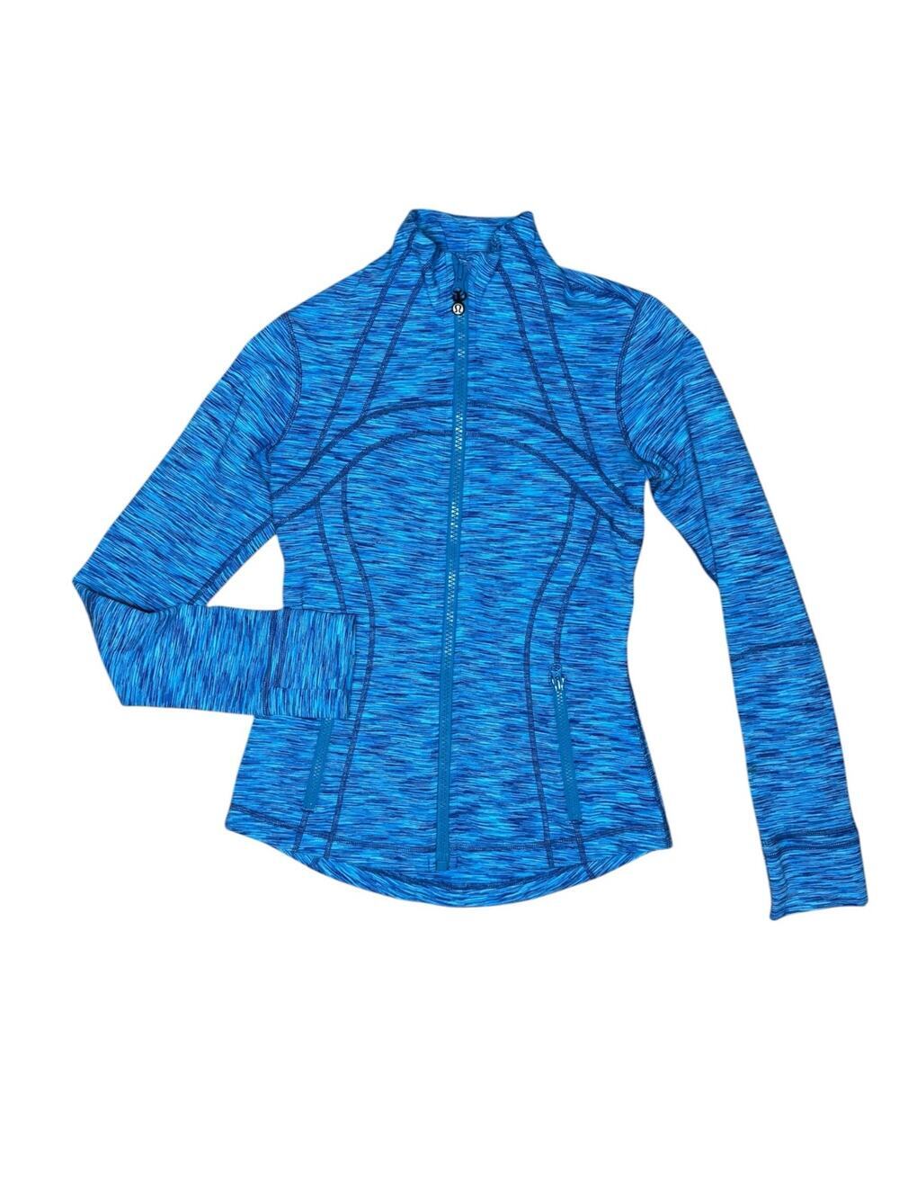 Lululemon Define Full Zip Track Jacket Vibrant Space Blue Size 6
